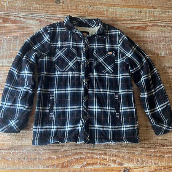 Dickies Plaid Shacket - Youth Medium - Picture 3 of 5